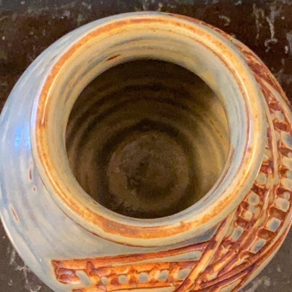 Fine Art Yarrabah Pottery Australian Aboriginal E. Deemera Turtle Vase Pot - Picture 10 of 12